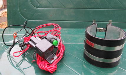 Установка бандажного подогревателя ПБ-100