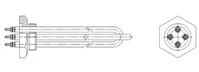 Блок ТЭНов для водонагревателя и электрокотлов