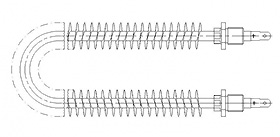 ТЭН оребренный для калориферов